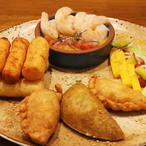 Achiote Ecuador Cuisine Breaded Shrimp